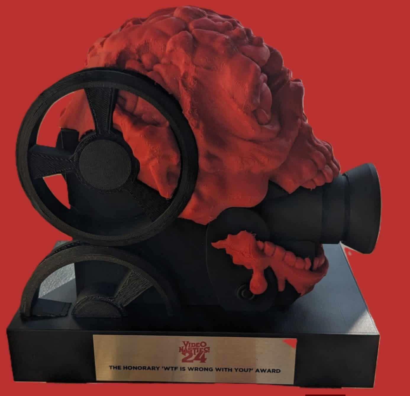 Video Nasties 24 — Best Movie Idea award trophy, Malta